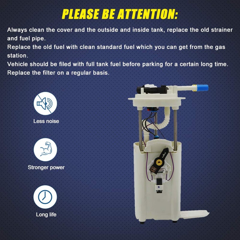 TOPSCOPE Fuel Pump FP3508M for: Escalade 02-03 5.3L & 6.0L, Tahoe 00-03 4.8L & 5.3L, Yukon 00-03 4.8L & 5.3L compatible with E3508M - Image 2